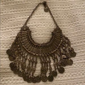 Free People Vintage Coin Necklace